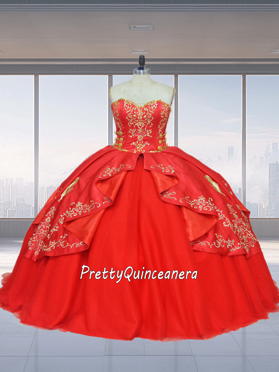 Discount Western Charo Horse Embroideried Sweetheart Quinceanera Dress with Jacket